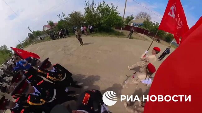 Акция Парад для одного ветерана для участника штурма Порт-Артура 1945 года